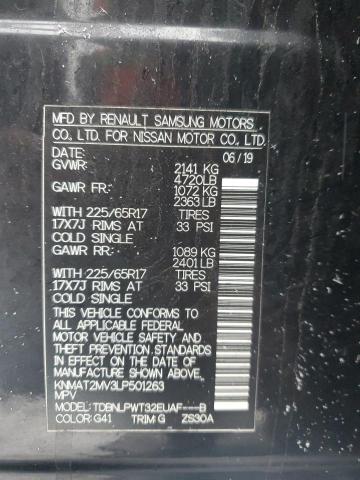 2020 NISSAN ROGUE S - KNMAT2MV3LP501263