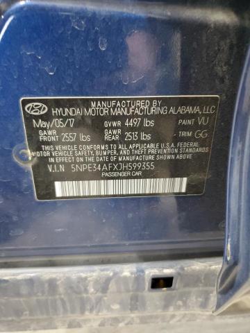 2018 HYUNDAI SONATA SPO - 5NPE34AFXJH599355