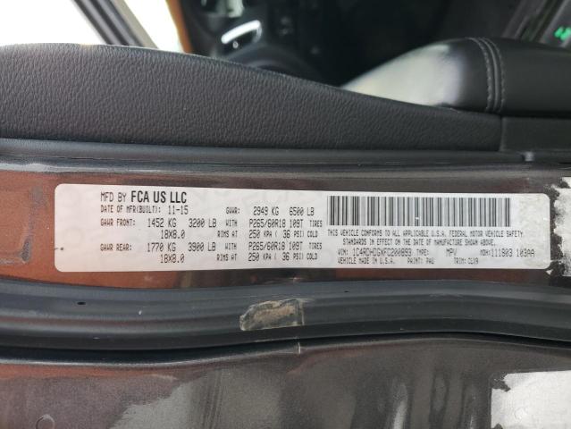 2015 DODGE DURANGO LI 1C4RDHDGXFC200893