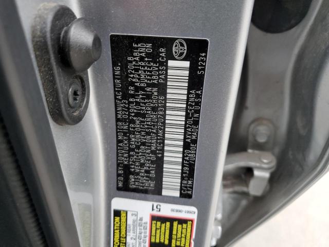 2023 TOYOTA CAMRY LE - 4T1C11AK2PU783126