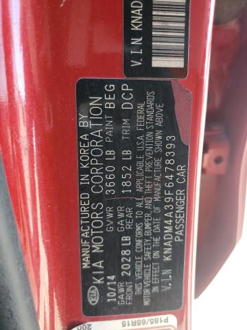 2015 KIA RIO LX - KNADM4A39F6478393