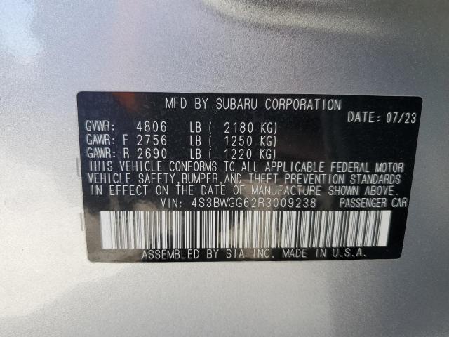 2024 SUBARU LEGACY SPO 4S3BWGG62R3009238