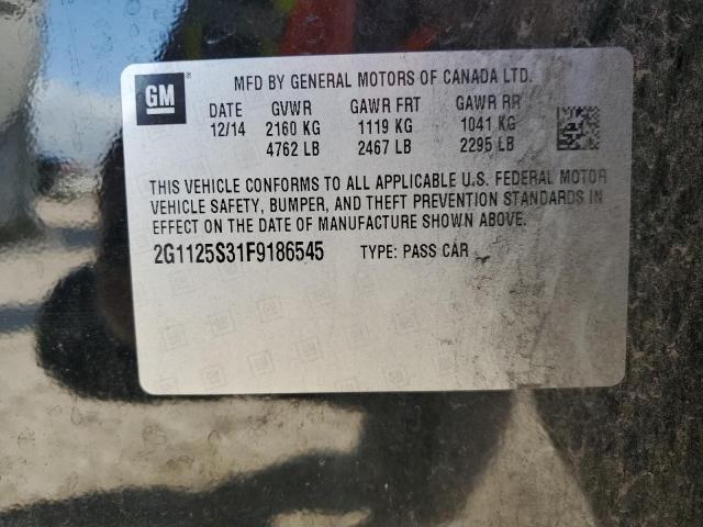 2015 CHEVROLET IMPALA LT - 2G1125S31F9186545