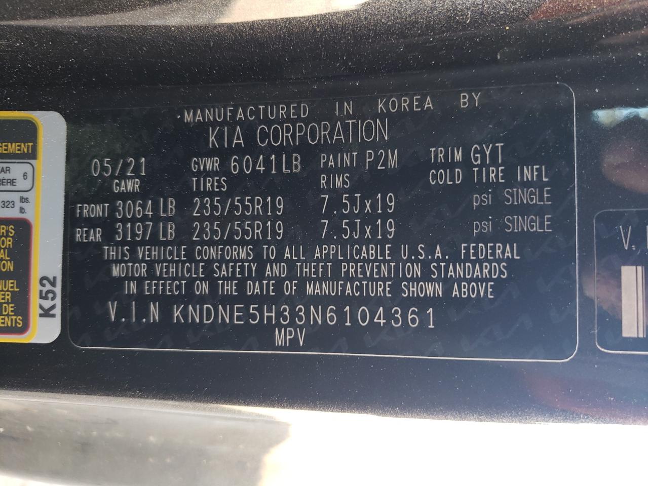 KIA CARNIVAL SX PRESTIGE