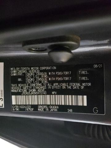 2022 TOYOTA 4RUNNER SR - JTERU5JR0N5972743