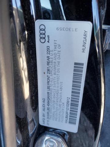 2016 AUDI A3 PREMIUM - WAUB8GFF1G1025612