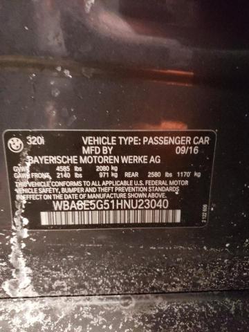 2017 BMW 320 XI - WBA8E5G51HNU23040