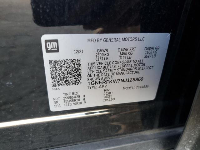 2022 CHEVROLET TRAVERSE L - 1GNERFKW7NJ128860