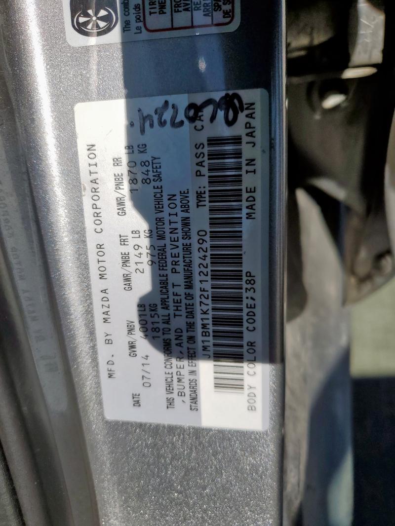2015 MAZDA 3 SPORT - JM1BM1K72F1224290