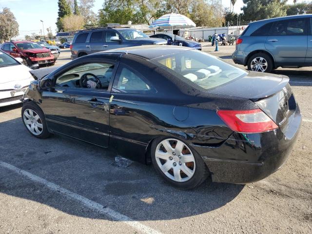 HONDA CIVIC LX 2009 black coupe gas 2HGFG126X9H533996 photo #3