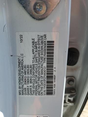 2022 HONDA ACCORD HYB 1HGCV3F27NA040121