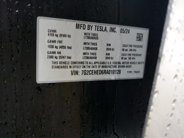 2024 TESLA CYBERTRUCK 7G2CEHED6RA010128