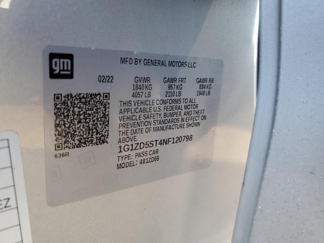 2022 CHEVROLET MALIBU LT - 1G1ZD5ST4NF120798