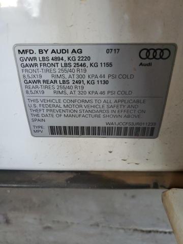 2018 AUDI Q3 PREMIUM - WA1JCCFS3JR011233