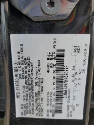 2017 LINCOLN MKZ PREMIE 3LN6L5A97HR620993