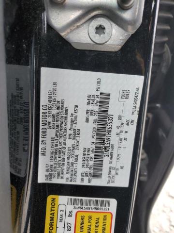 2017 LINCOLN MKZ PREMIE 3LN6L5A91HR655321