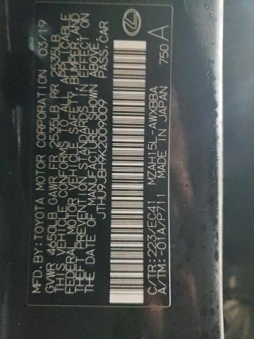 2019 LEXUS UX 250H - JTHU9JBH9K2009009