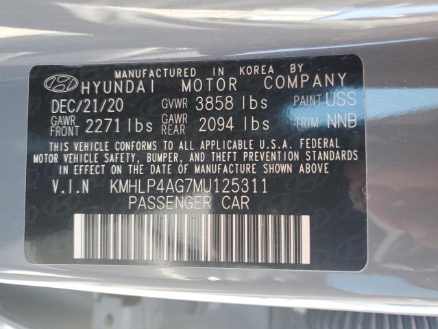 2021 HYUNDAI ELANTRA LI - KMHLP4AG7MU125311