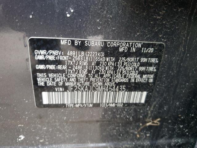 2021 SUBARU FORESTER P - JF2SKAJC9MH454435