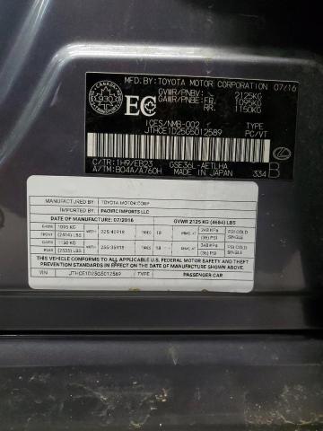 2016 LEXUS IS 350 JTHCE1D25G5012589