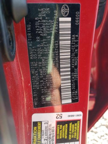 2021 TOYOTA CAMRY SE 4T1G11AK6MU467483