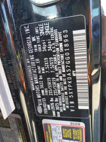 2016 KIA SORENTO SX - 5XYPKDA57GG018963