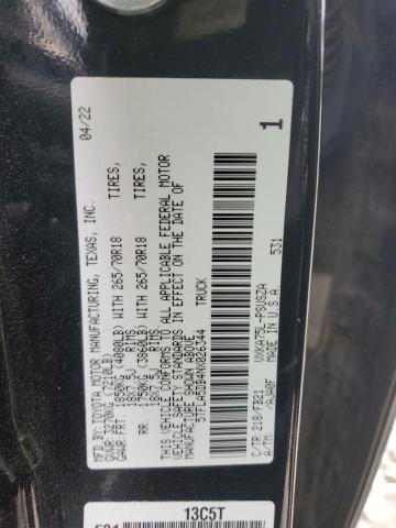 2022 TOYOTA TUNDRA CRE 5TFLA5DB4NX026344