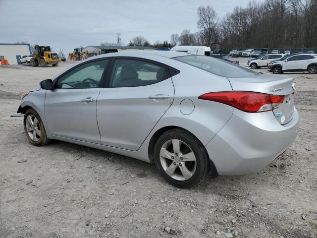 HYUNDAI ELANTRA GL 2012 silver sedan 4d gas KMHDH4AE4CU349554 photo #3