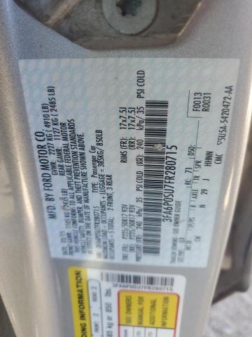 2015 FORD FUSION TIT - 3FA6P0SU7FR280715