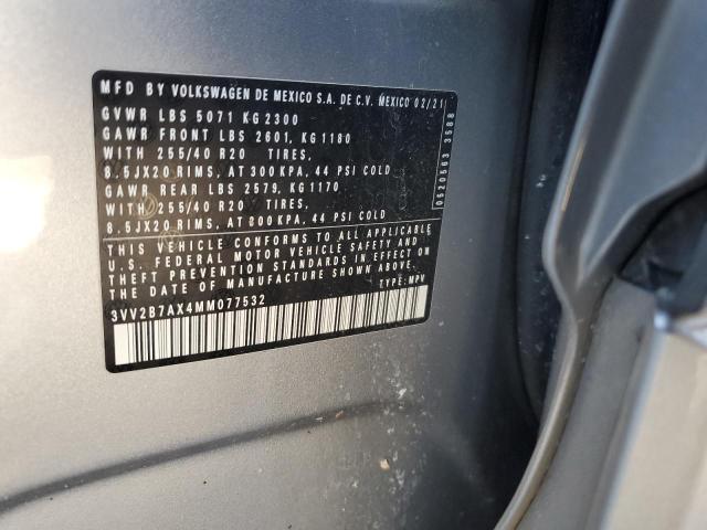 2021 VOLKSWAGEN TIGUAN SE - 3VV2B7AX4MM077532