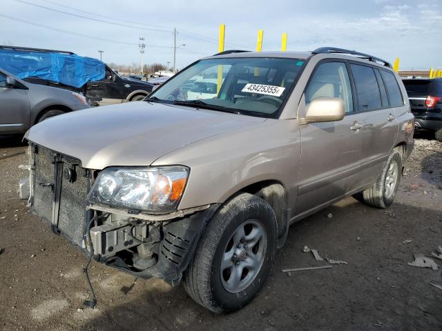 TOYOTA HIGHLANDER 2005 beige  gas JTEDD21A950131942 photo #1