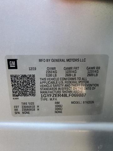 2020 CADILLAC XT4 SPORT 1GYFZER48LF069887