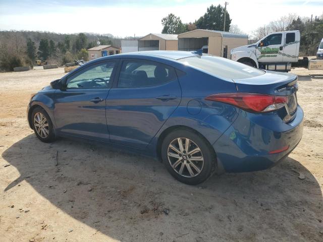 HYUNDAI ELANTRA SE 2015 blue  gas KMHDH4AE6FU277941 photo #3