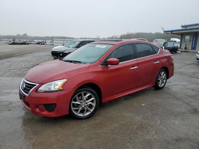 NISSAN SENTRA S 2014 red  gas 3N1AB7AP3EY276420 photo #1