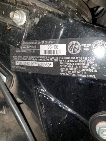 2007 HARLEY-DAVIDSON FLTR 1HD1FS4167Y604969
