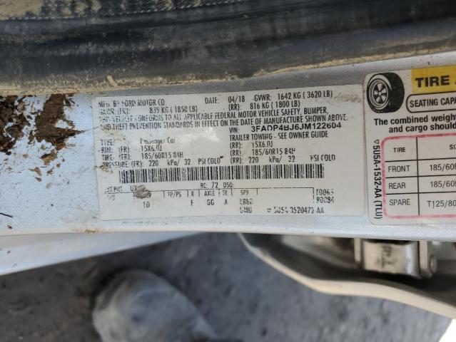 2018 FORD FIESTA SE - 3FADP4BJ6JM122604