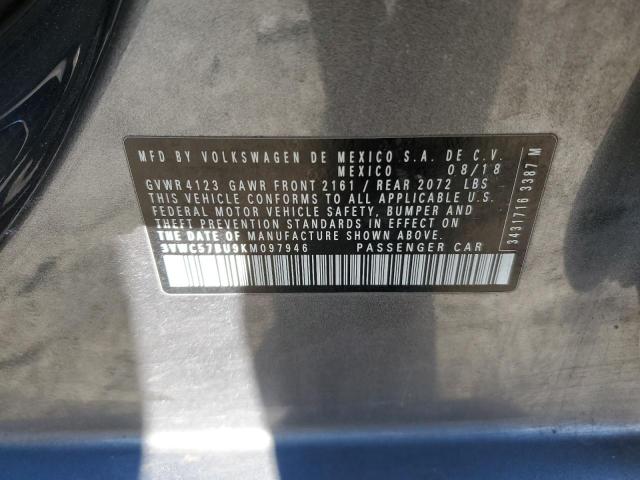 2019 VOLKSWAGEN JETTA S - 3VWC57BU9KM097946