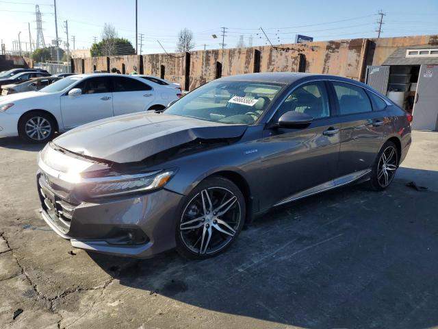 HONDA ACCORD TOU 2022 gray  hybrid engine 1HGCV3F97NA016804 photo #1