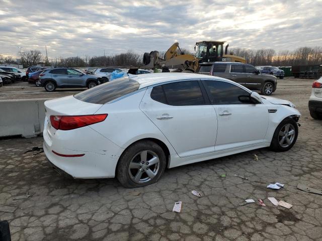 KIA OPTIMA LX 2015 white  gas KNAGM4A76F5594978 photo #4