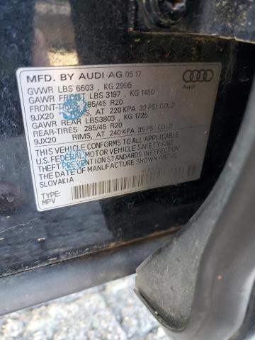 2017 AUDI Q7 PREMIUM - WA1LAAF7XHD059687