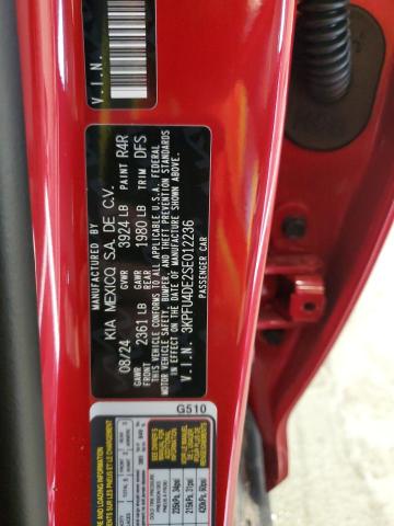 2025 KIA K4 EX - 3KPFU4DE2SE012236