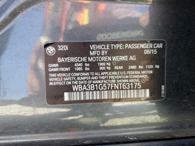 2015 BMW 320 I - WBA3B1G57FNT63175