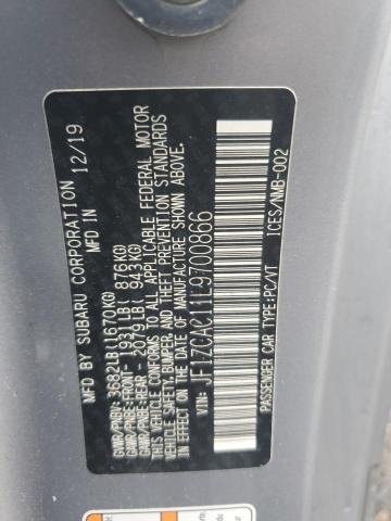 2020 SUBARU BRZ LIMITE JF1ZCAC11L9700866