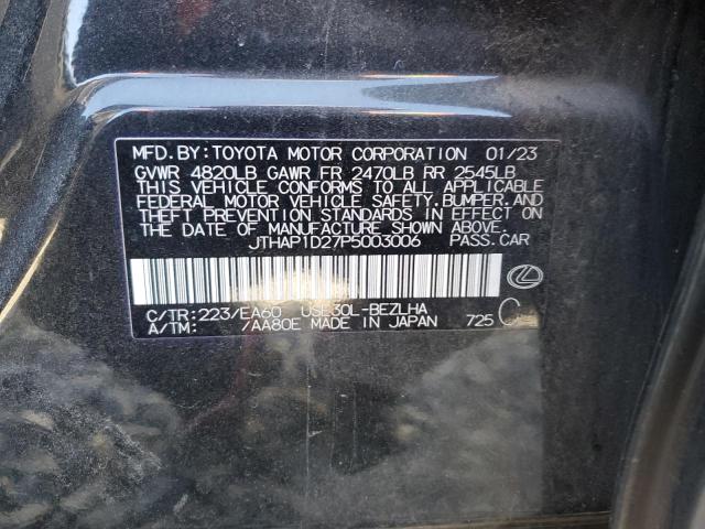 2023 LEXUS IS 500 F S JTHAP1D27P5003006