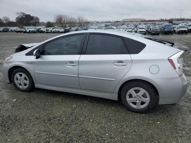 TOYOTA PRIUS 2011 silver  hybrid engine JTDKN3DU2B0266681 photo #3