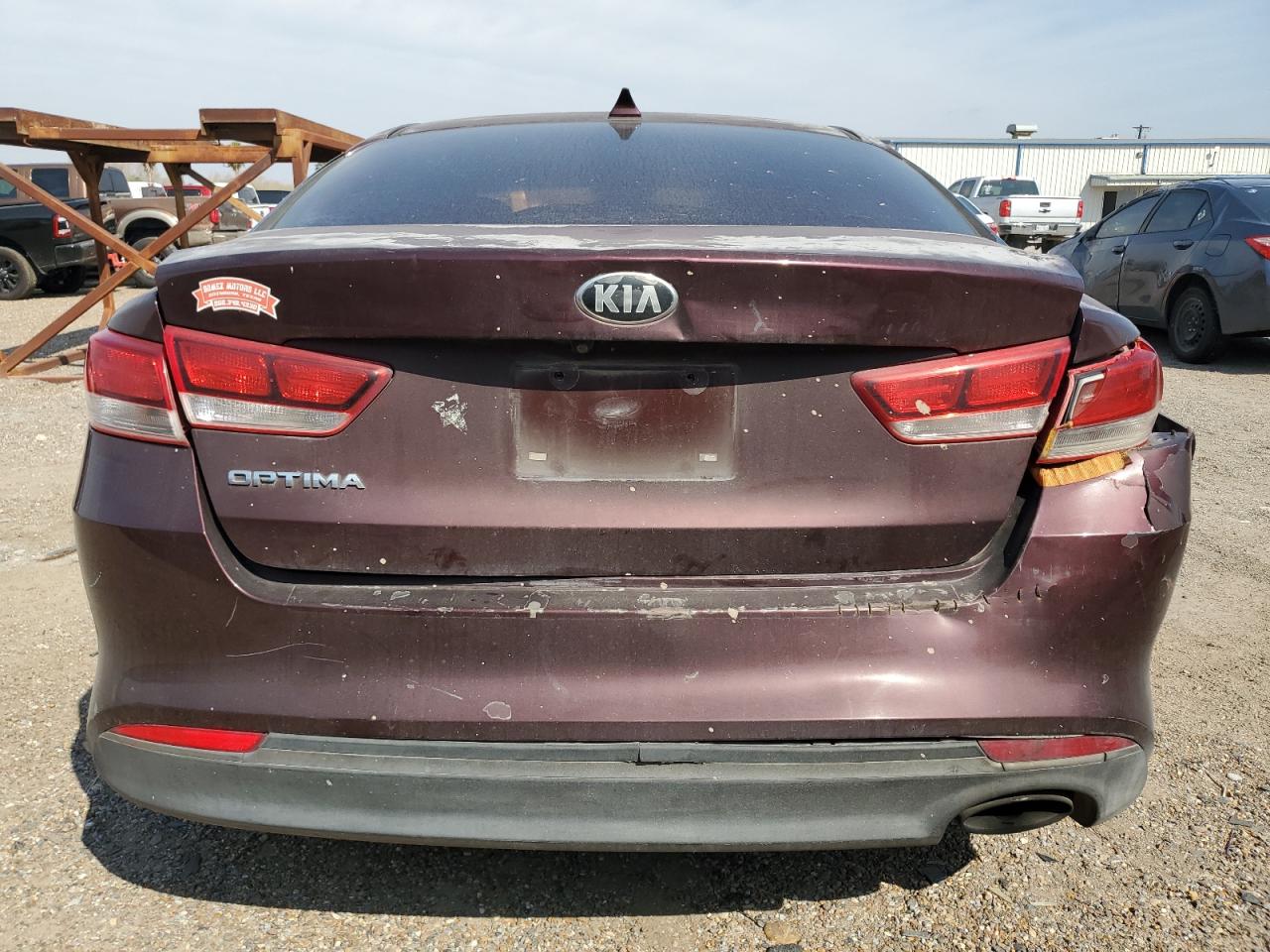 Lot #3311656273 2016 KIA OPTIMA LX