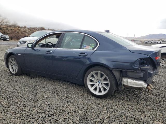 BMW 745 I 2003 blue  gas WBAGL63443DP62958 photo #3