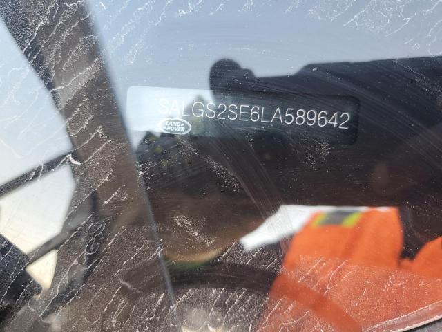 2020 LAND ROVER RANGE ROVE SALGS2SE6LA589642