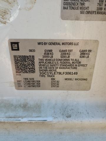 2020 CHEVROLET SILVERADO - 1GC1YLE79LF306149