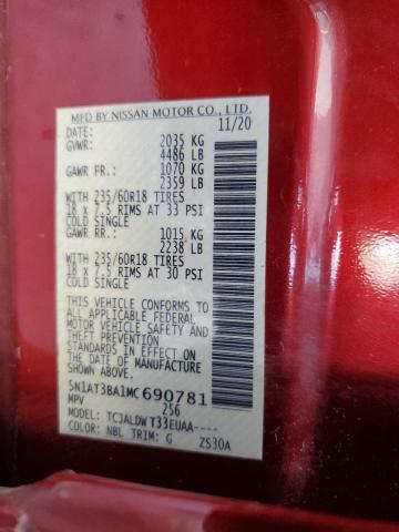 2021 NISSAN ROGUE SV - 5N1AT3BA1MC690781